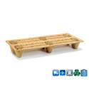 Palete moldada em madeira compósita 40 x 80 - 1 000 kg plano técnico