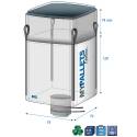 Big Bag e forro 70 µm 74x74x120 1250 kg