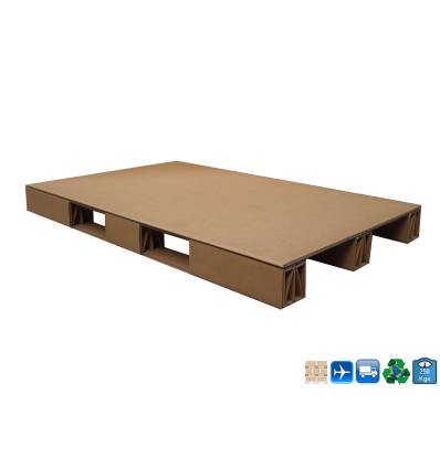 Cardboard Pallet 800 X 1200 X 115- loads 250kg - Reinforce Tray