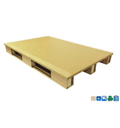 Palete de cartão 80 x 120, tabuleiro em ninho-de-abelha