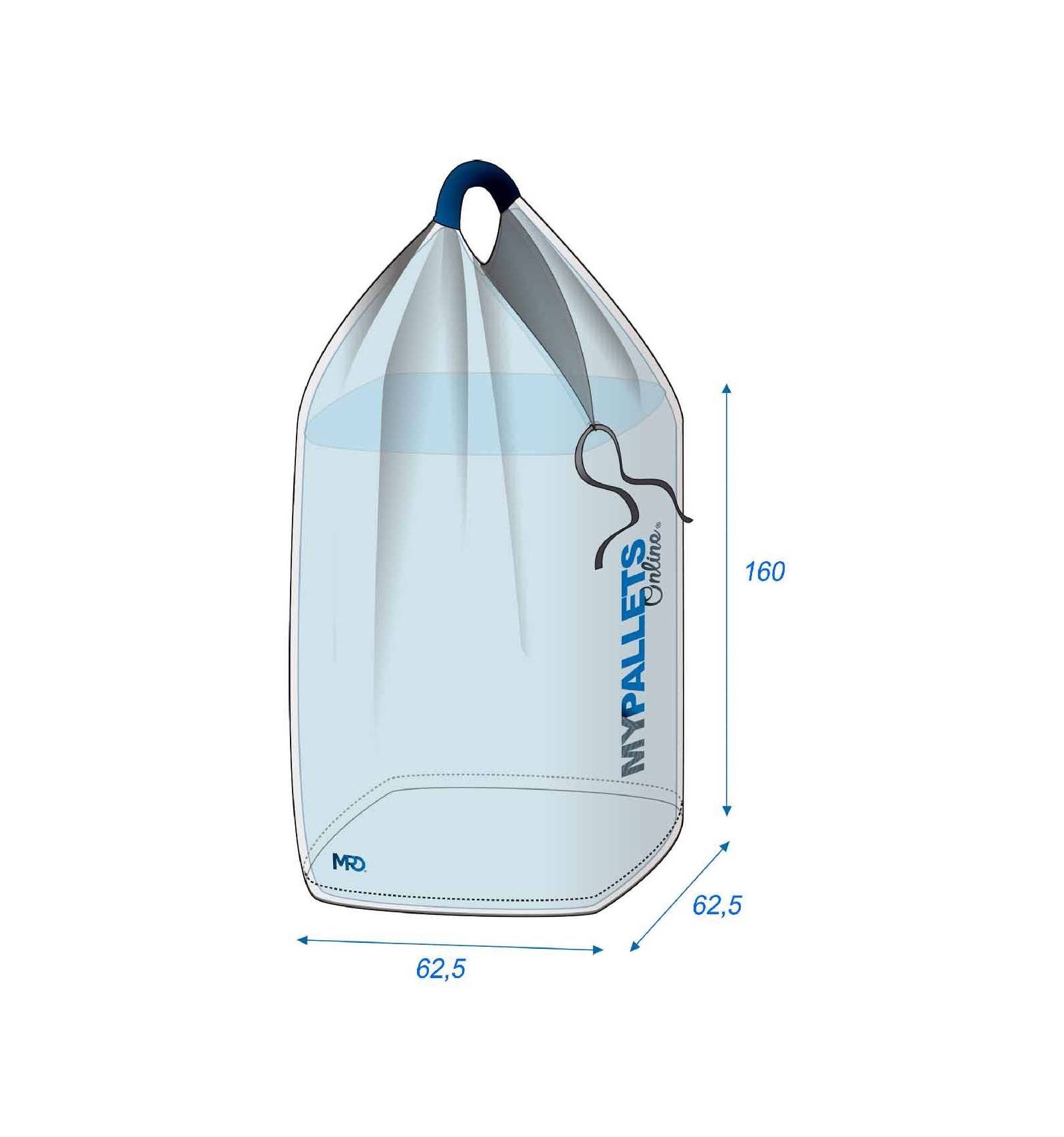 Big Bag Agricultura Bolsa Colada - 1 ponto de elevação 62,5x62,5x160 600 kg

(Se "collée" significar "selada", pode usar "bolsa 