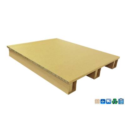 Cardboard Pallet 800 X 1200 X 100 load 1200 kg