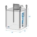 Big bag para alimentação animal 90 x 90 x 120 1000 kg