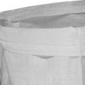Zak met opening, 25 liter, geweven polypropyleen (PP)-doek, 40 x 70 - wit