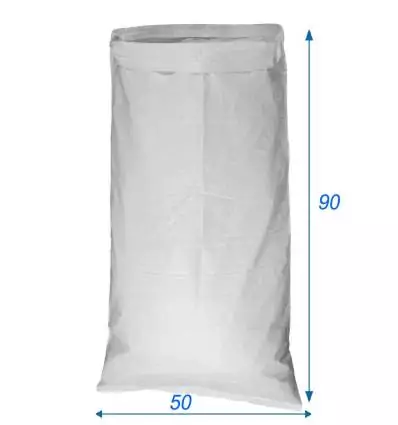 Bolsa de tejido Polypro Blanco 50X90 cm