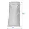 Polypro woven bag White 80X120