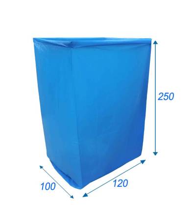 Capa para Big Bag azul opaca 100x120x250