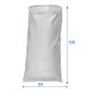 Polypropylene woven bag with lining White 55X100
