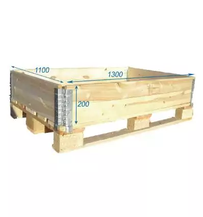 Holzaufsatzrahmen für Palette CP4 und CP7 -Standarqualität