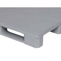 Hygiënische kunststofpallet 1000 x 1200 met 3 onderliggers