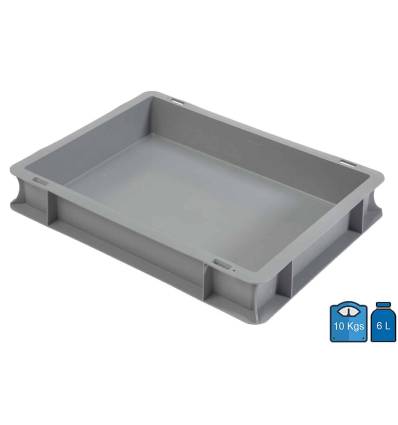 Caixa de plástico 400x300 Norma europeia