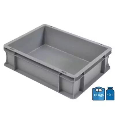 Plastic Crate 300x400 Full bottom & sides 10 Litres