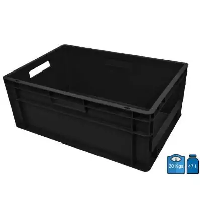 Order preparation box 400x600 in plastic - 47 Liters