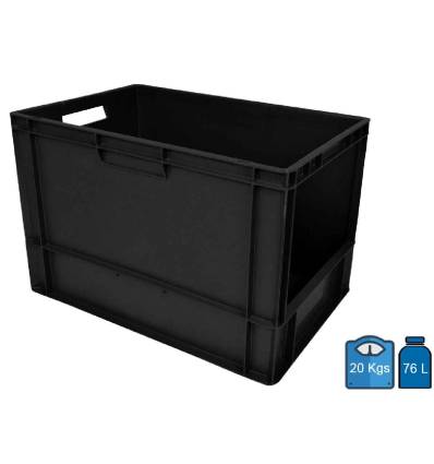 Bak voor ordervoorbereiding 600 x 400, inhoud 76 liter.