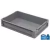 Plastic crate 400x600 Curved bottom 24 Litres