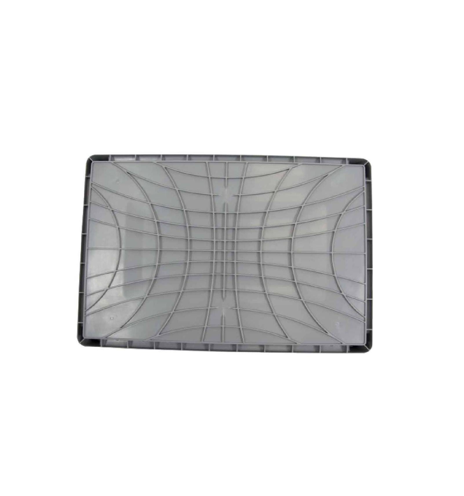 Plastic krat 600 x 400 met geperforeerde bodem, inhoud 61 liter 2