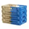 Cajas de plástico 400x600 Encajable 22L Fondo y laterales perforados