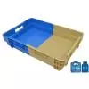 Kunststoffbox 400x600 22L Nestbar Geschlossener Boden & Seiten