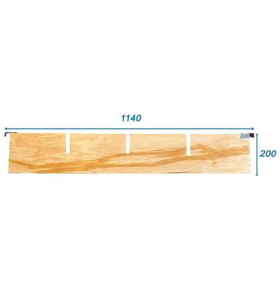 Separador de madeira longitudinal 1140 mm