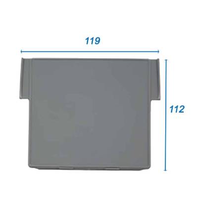 Separador lateral para caixa de picking 400x150