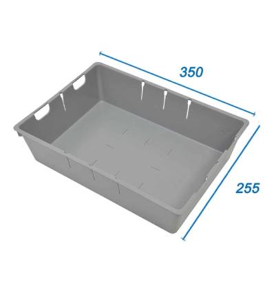 Tabuleiro de arrumação inferior para caixas 400 x 300 e 600 x 400
