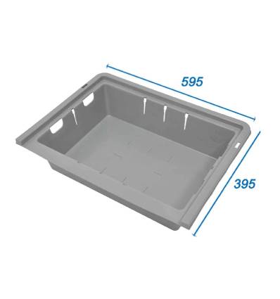 Contentor de arrumação em plástico de qualidade superior para caixa 600 x 400