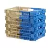 Cajas de plástico 400x600 Encajable 25L Fondo reforzado