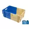 Cajas de plástico 400x600 Encajable 47L Fondo y laterales cerrados