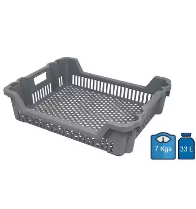 Nestable & Stackable Pastry tray 500x625 33 Litres