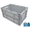 Foldable Crate 400x600 59 Litres Closed bottom & Sides