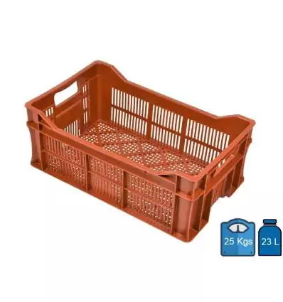 Farming Plastic Crate 300x500 23 Litres Reinforced bottom