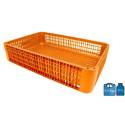 Gaveta de transporte para frangos empilhável — Dimensões 1160 x 758, altura 255 — Perfurada