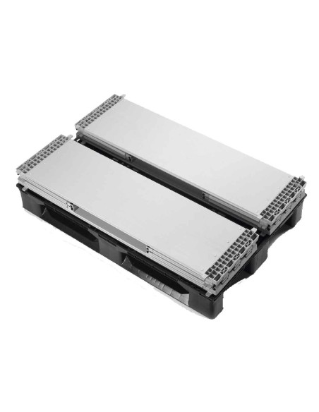Extensão em plástico 800 x 1200, altura de 330 mm, com 4 dobradiças