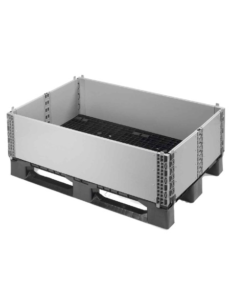 Extensão em plástico 800 x 1200, altura de 330 mm, com 4 dobradiças