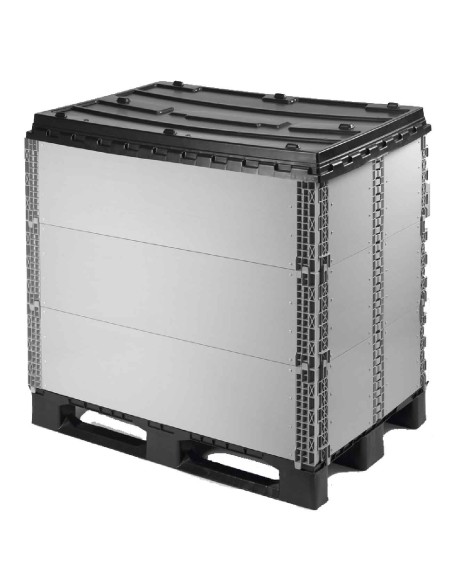 Extensão em plástico 800 x 1200, altura de 330 mm, com 4 dobradiças