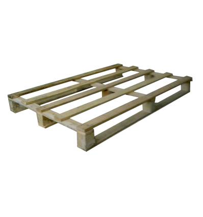 Palete de madeira 800 x 1200 x 127 - 4 entradas - leve