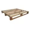 Wooden pallet 1000 X 1200 recycled - 3 bottom boards - Half-Heavy
