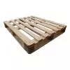 Wooden pallet 1000 X 1200 recycled - 5 bottom boards - Half-Heavy