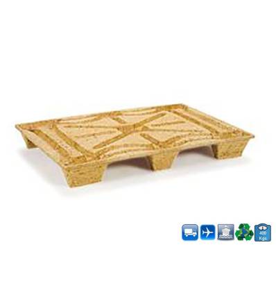 Palete moldada 80 x 120 - leve, suporta 600 kg