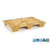 Palet de madera prensada 1200x800 Carga ligera 400kg