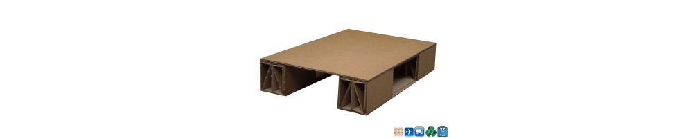 Quarter (1/4) Cardboard Pallet Dimension 400X600 - MyPalletsOnline
