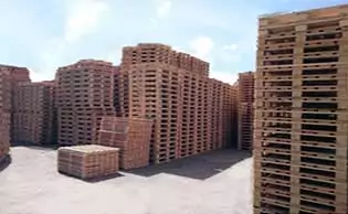 Nuovo bancale di legno